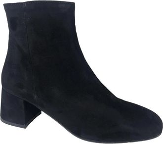 Donna Lei Heeled Boot - Dames - Laarzen met Hak - Zwart - 37 EU - Leer - Schoenen