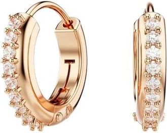 Swarovski Matrix Hoop Oorbellen - Dames - Accessoires - Bruin - Maat: ONE Size
