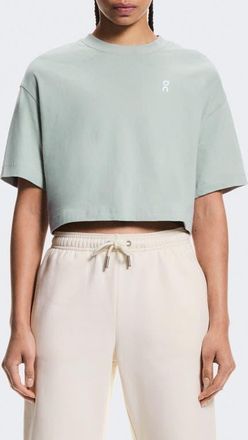 On Club Boxy-T Cotton Graphic T-Shirt in Mineral at Nordstrom, Size X-Large