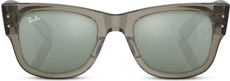 Ray-Ban Mega Wayfarer square-frame sunglasses - unisex - Cellulose Propionate - 51 - Green