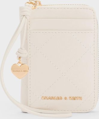 Charles & Keith Apfra Quilted Wristlet