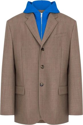 Moschino Gelaagde blazer met klepzak - Bruin