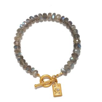 Satya Jewelry Labradorite celestial toggle bracelet