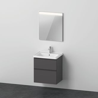 Duravit Conjunto De Muebles D-neo, Lavabo Con Mueble Y Espejo Led
