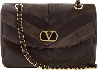 Valentino Garavani Brown Djuna Medium Shoulder Bag