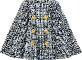 Balmain Tweed Skirt