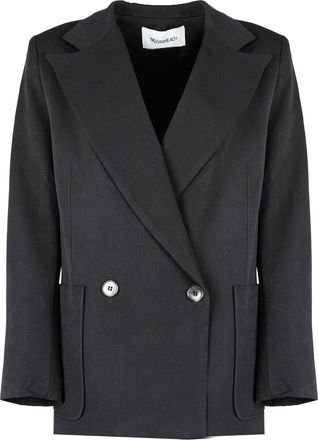 Silvian Heach jas Oversize Vrouw zwart