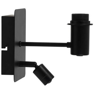 Light & Living Lampada da parete - Montana - nero - metallo - - Light&living