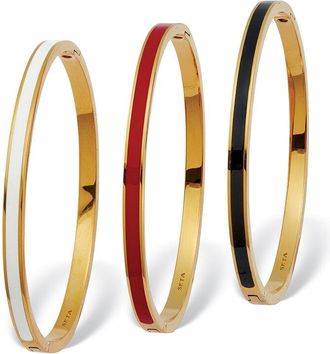 Palm Beach Jewelry Plated Stainless Steel Bracelet