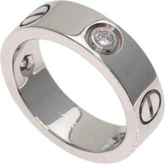 Cartier Love White Gold (18K) Band Ring (Pre-Owned)