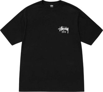 St&uuml;ssy Pigment Dyed Tee - Heren - T-shirts - Zwart - M - Katoen - Tops