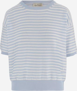 Bruno Manetti Gestreifter Baumwollpullover von Bruno Manetti