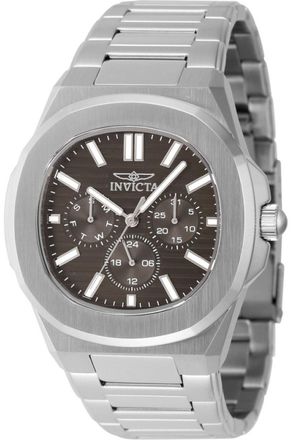 Invicta Speedway 48327 Herenhorloge - Quartz Uurwerk - Roestvrij Staal met Bruine Wijzerplaat - 41 mm