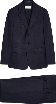 Dries Van Noten Completo monopetto in lana - Nero