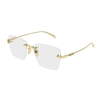 Gucci Glasses, female, Yellow, Size: 54 MM Optical Frame