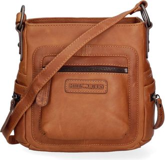 Hill Burry schoudertas COGNAC