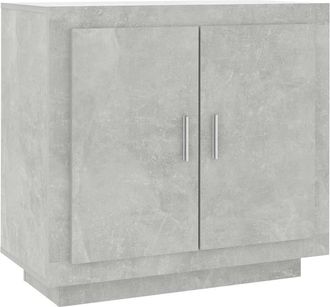 vidaXL Vidaxl - Aparador De Madera Contrachapada Gris Hormig&oacute;n 80x40x75 Cm