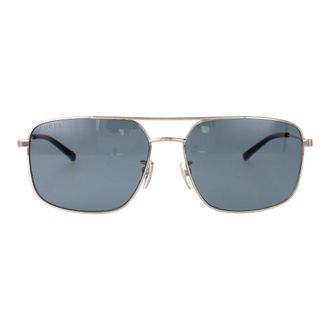 Gucci Sunglasses, male, Gray, Size: 59 MM Square Sunglasses