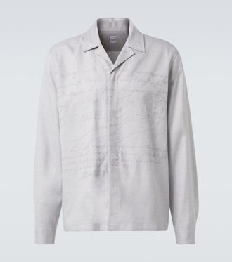 Berluti Scritto embroidered overshirt