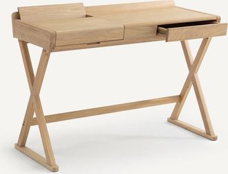 AM.PM Eikenhouten en fineer bureau, Brixton, ontwerp Emmanuel Gallina