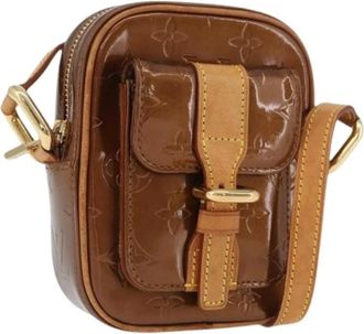 Louis Vuitton Pre-owned Cross Body Bags, female, Brown, Size: ONE SIZE Pre-owned Vintage Patent Leather Cross Body Bag
