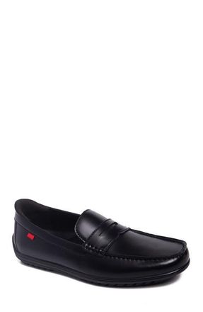 Marc Joseph New York John Street Hands Free Technology Leather Penny Loafer in Black Napa Leather at Nordstrom, Size 10.5