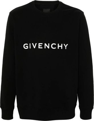 Givenchy Black Archetype Logo Sweatshirt