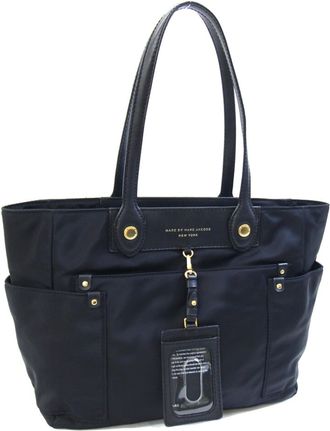 Marc Jacobs Black Nylon Leather Tote Bag (Pre-Owned)