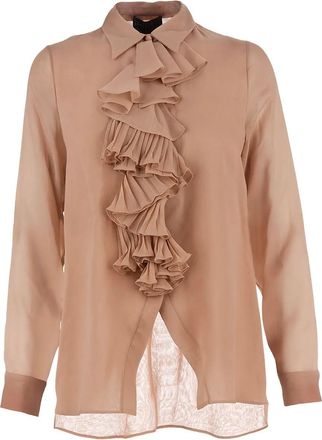Roberta Furlanetto Blusa con ruches - Toni neutri