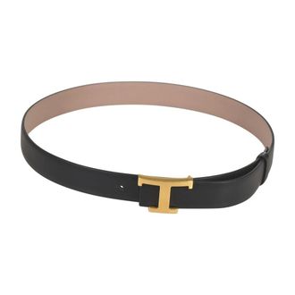 Tod's Tods, Belts, female, Black, Size: 85 CM T-Timeless Reversible Belt
