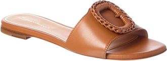 Santoni Leather Sandal