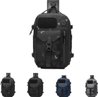 Generic Cosmos Explorer Sling Bag,Tactical Sling Backpack For Men,Anti Theft Tactical Sling Backpack,Fashion Bag For Outdoor (Camouflage)