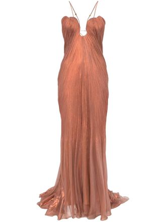 Maria Lucia Hohan Raisa maxi-jurk - Bruin