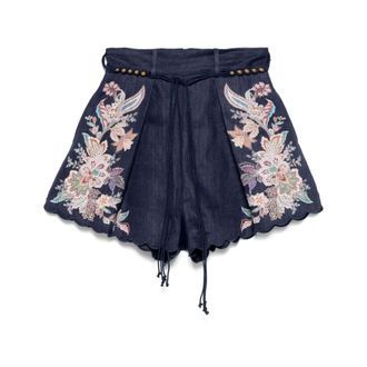 Zimmermann Mujer, Pantalones cortos, Azul, Talla: M