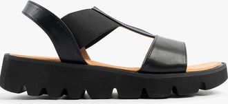 Heavenly Feet Womens Heavenly Feet RITZ Womens Sandals Black - Size: 4