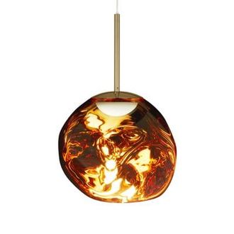 TOM DIXON Pendant Melt - Gold - Polycarbonate - Designer Tom Dixon