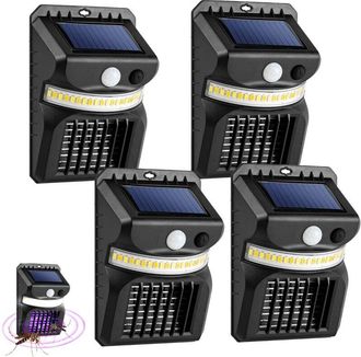 OEM Piezas De Matamosquitos Solares, Trampa Uv Para Insectos Para Linterna De Camping, L&aacute;mpara Matamosquitos Para Exteriores, Luz Repelente De Moscas, Par