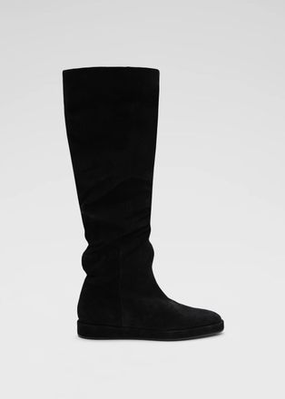 Co Womens Soft Slouch Boots In Black