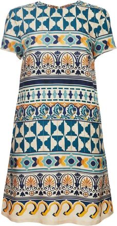 La DoubleJ Mini Swing Jurk - Dames - Korte kleedjes - Veelkleurig - S - Kleedjes