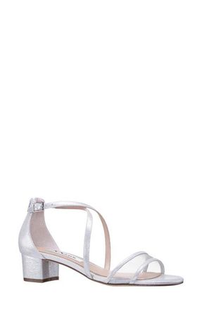 Nina Ginette Sandal in True Silver at Nordstrom, Size 5.5