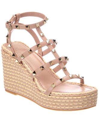 Valentino Rockstud Caged 100 Leather Sandal