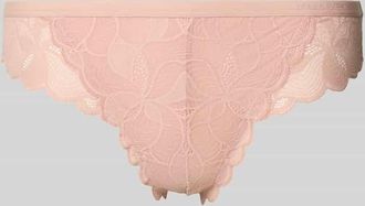 Marc O'Polo String aus Spitze in Rose, Größe XL