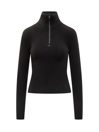 Courrèges Black Courrèges Turtleneck Sweater
