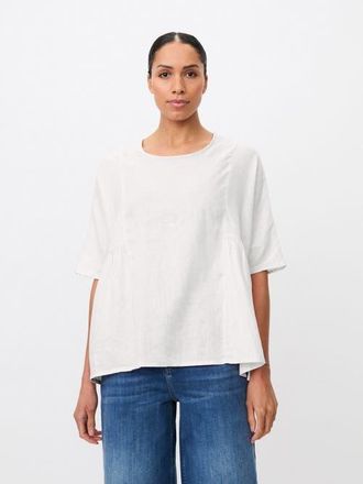 Masai Mablissea Oversized Linen Blouse in White at Nordstrom, Size Xx-Large