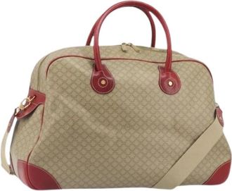 Celine Pre-owned Vintage Boston Bag - Dames - Vintage Weekendtas - Beige - ONE Size - Leer - Vintage