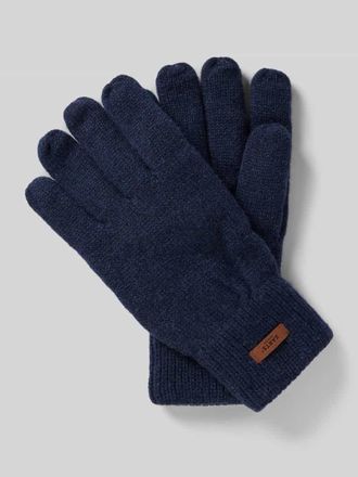 Barts Handschuhe mit Label-Detail Modell HAAKON in Marine, Gr&ouml;&szlig;e L/XL