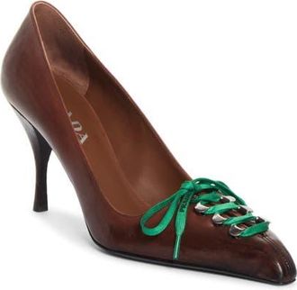 Prada Runway Pump in Cacao at Nordstrom, Size 38.5