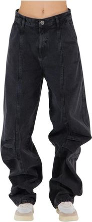 Rotate Mujer, Vaqueros, Negro, Talla: M