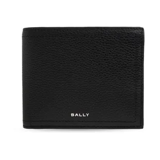 Bally Wallets & Cardholders, male, Black, Size: ONE SIZE Leather Wallet With Logo