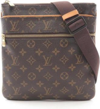 Louis Vuitton Pre-owned Cross Body Bags, female, Brown, Size: ONE SIZE Pre-owned Canvas louis-vuitton-bags
